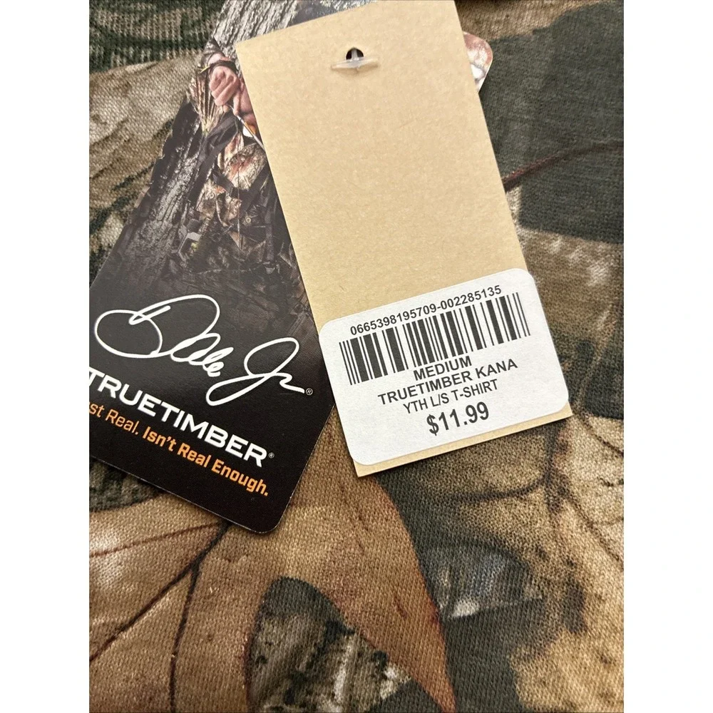 Red Head T-Shirt Long Sleeve Camo Kana True Timber Youth M Lot Of 2 NWT Bass Pro